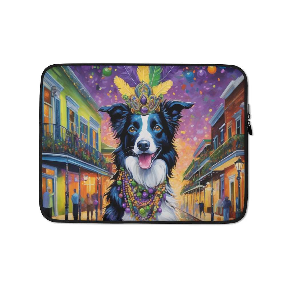 PugMug Custom Border Collie Laptop Sleeve