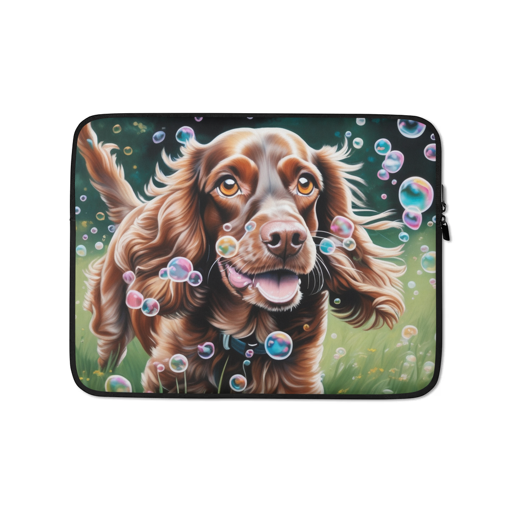 PugMug Custom English Cocker Spaniel Laptop Sleeve