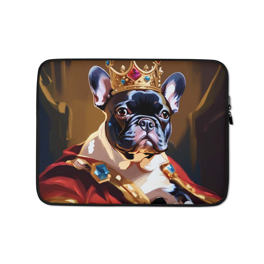 PugMug Custom Tan French Bulldog Laptop Sleeve