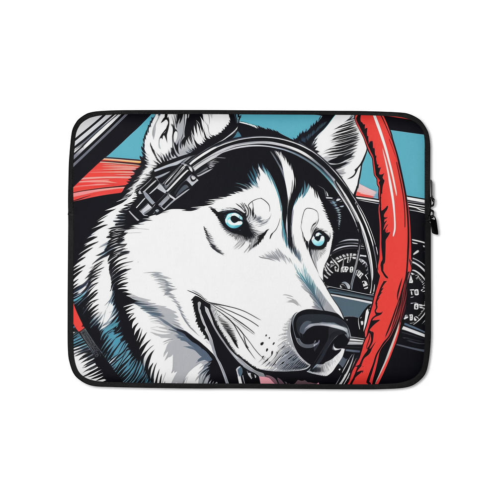 PugMug Custom Siberian Husky Laptop Sleeve