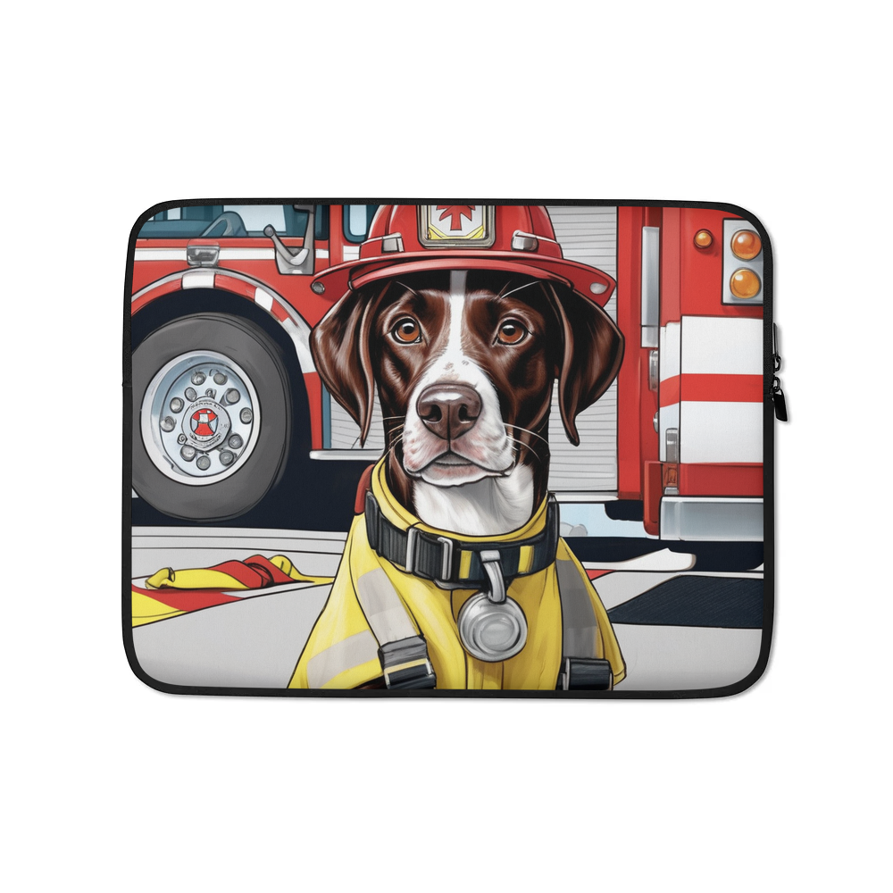 PugMug Custom Pointer Dog Laptop Sleeve