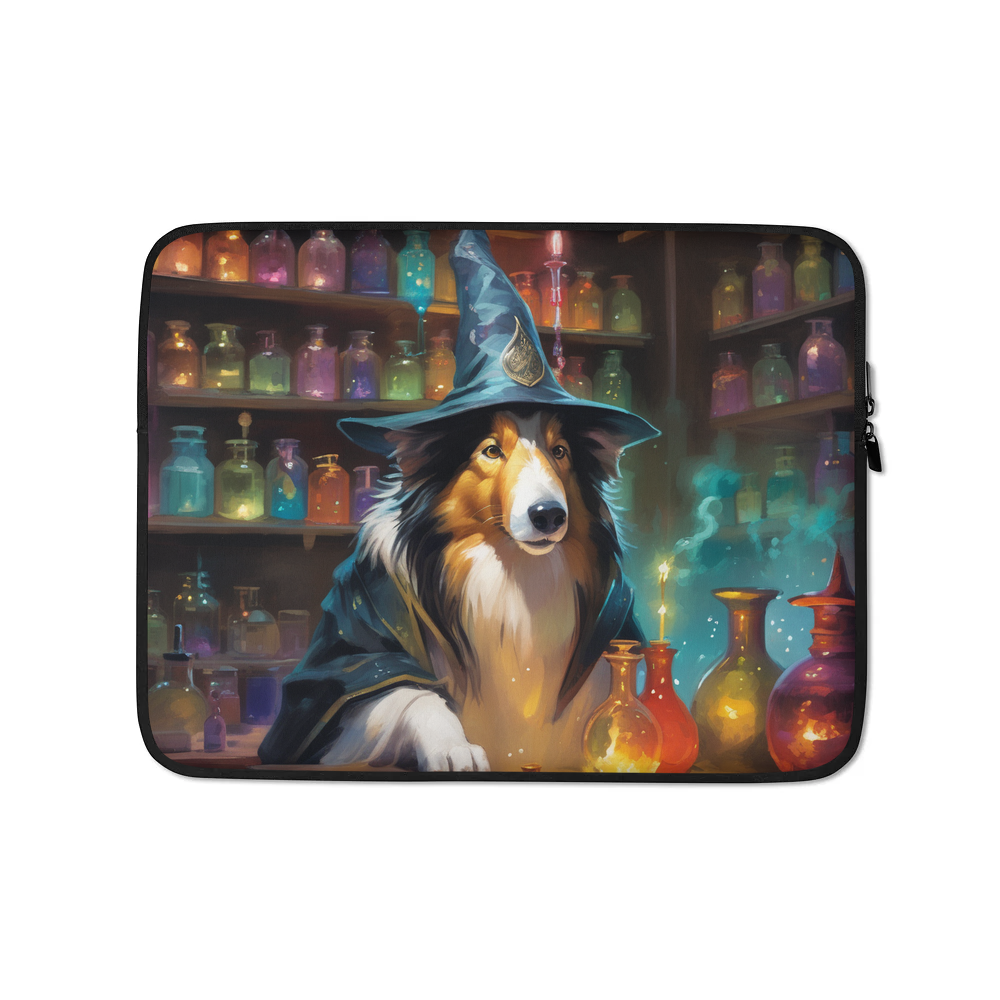 PugMug Custom Collie Laptop Sleeve