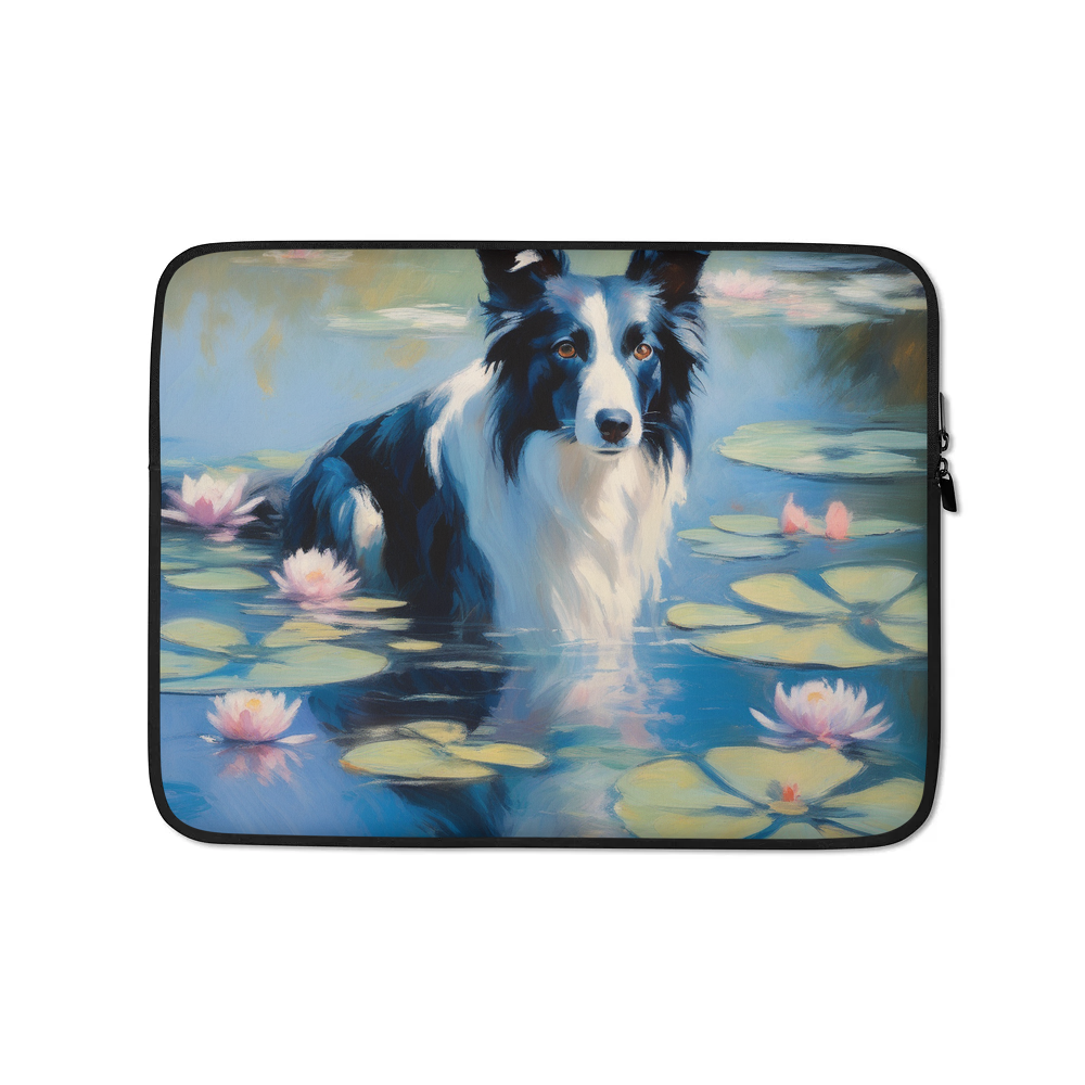 PugMug Custom Border Collie Laptop Sleeve