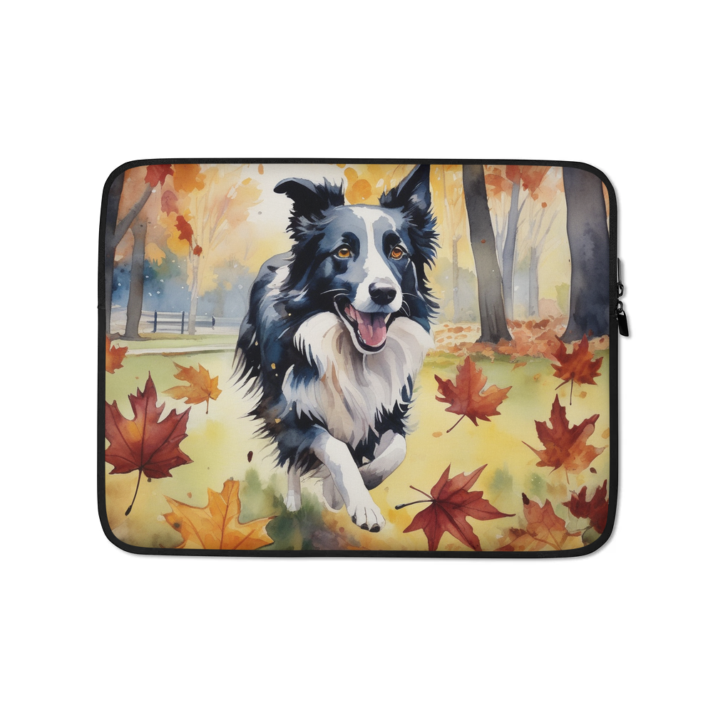 PugMug Custom Border Collie Laptop Sleeve