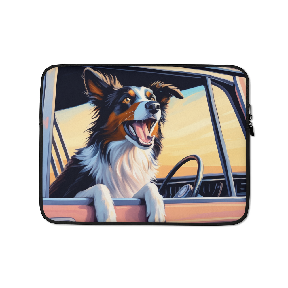 PugMug Custom Border Collie Laptop Sleeve
