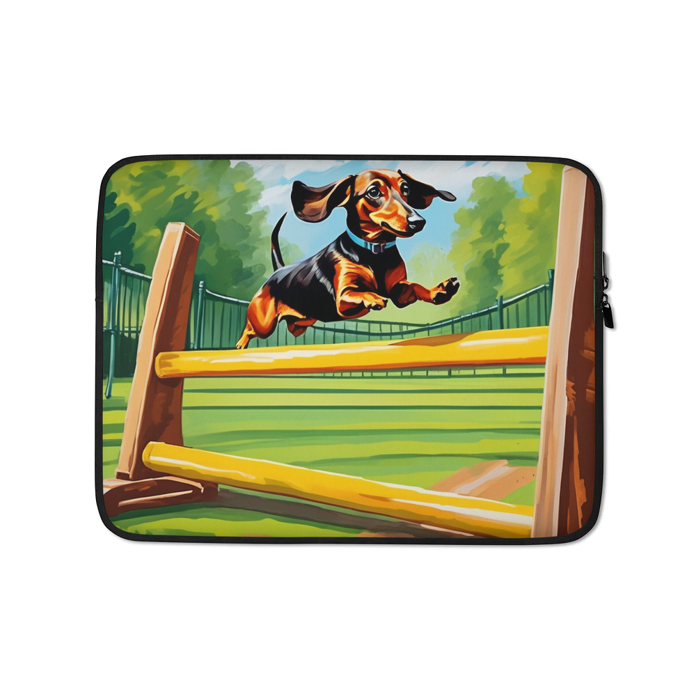 PugMug Custom Tan Dachshund Laptop Sleeve