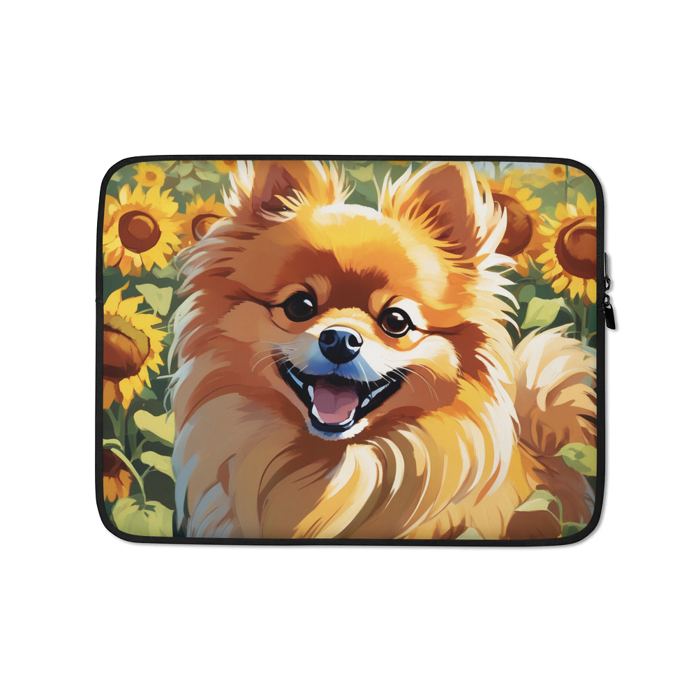PugMug Custom Tan Pomeranian Laptop Sleeve