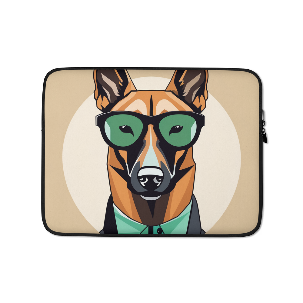 PugMug Custom Belgian Malinois Laptop Sleeve