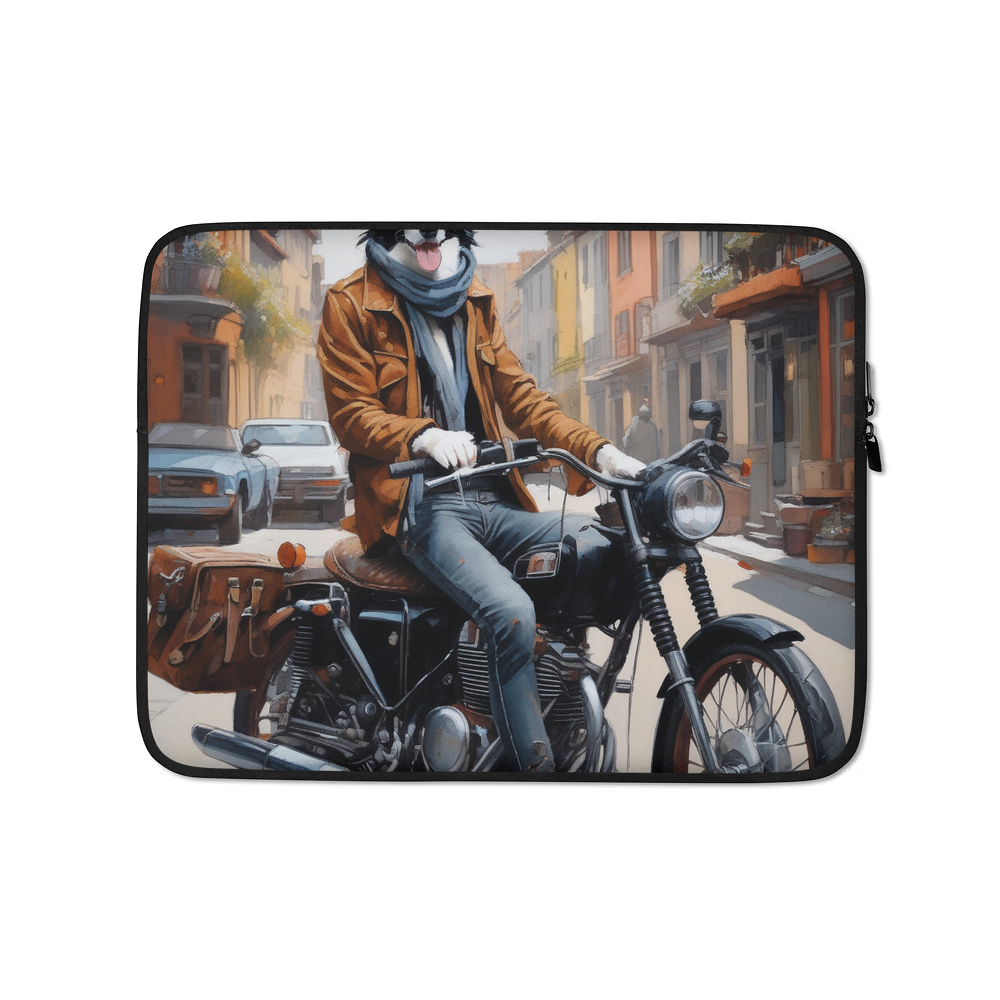 PugMug Custom Border Collie Laptop Sleeve