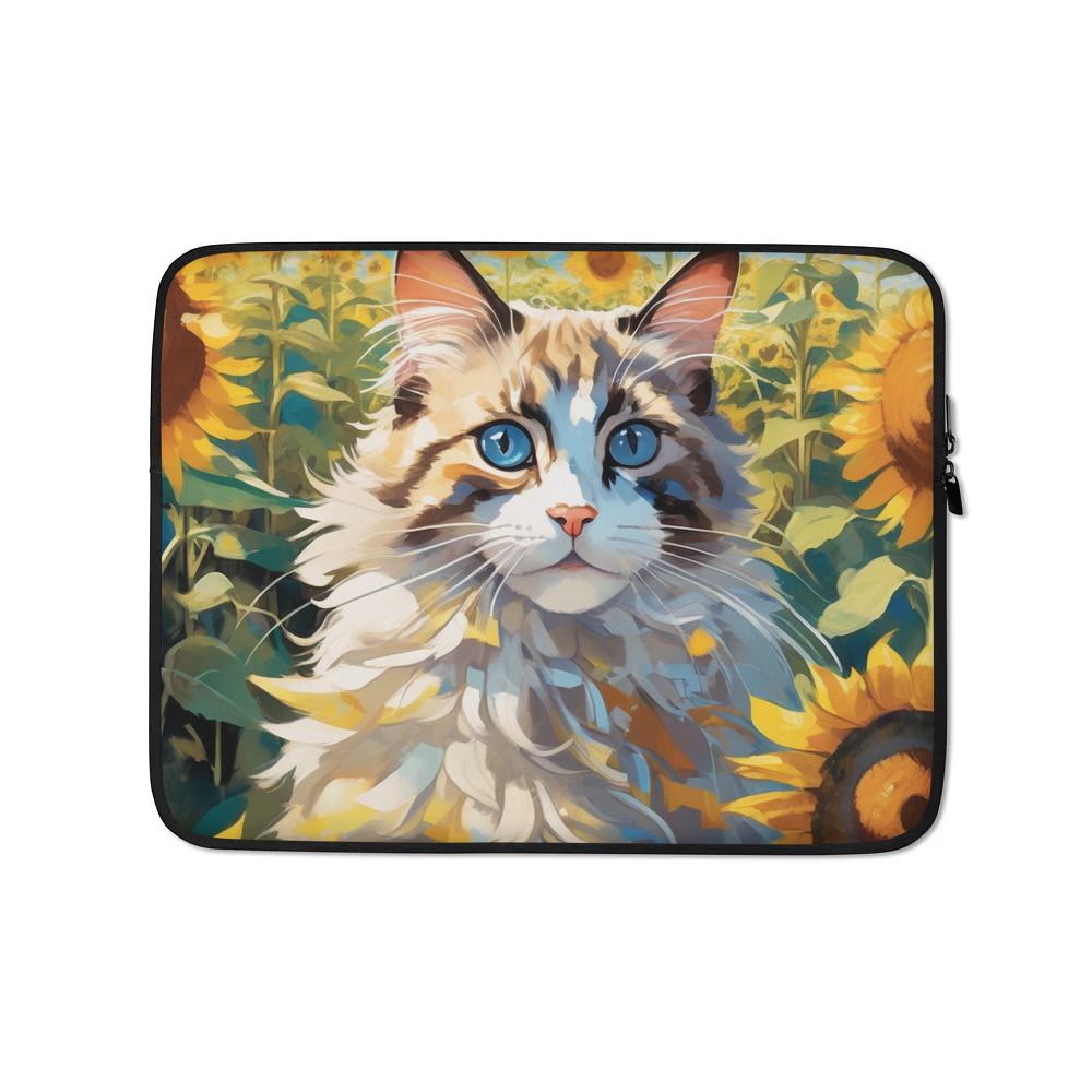PugMug Custom Tabby Ragdoll Cat Laptop Sleeve