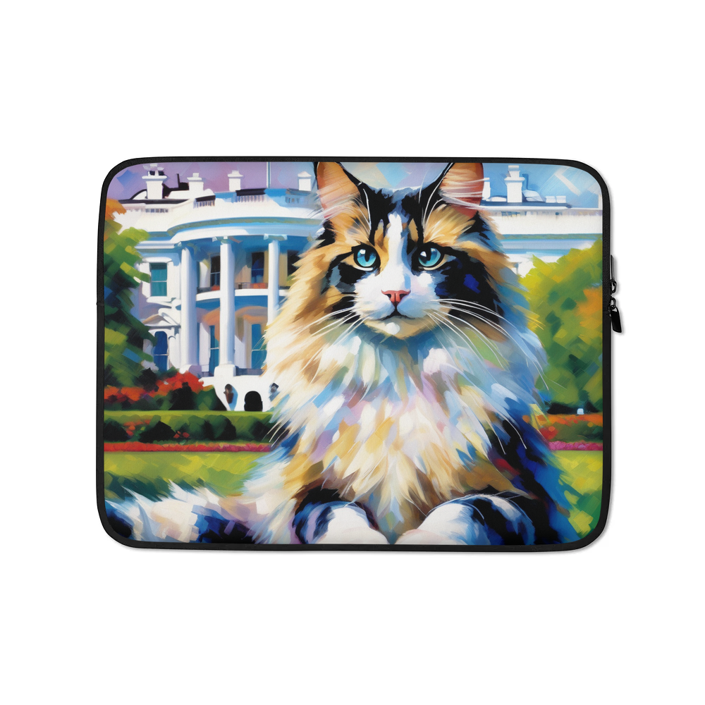 PugMug Custom Tabby Ragdoll Cat Laptop Sleeve