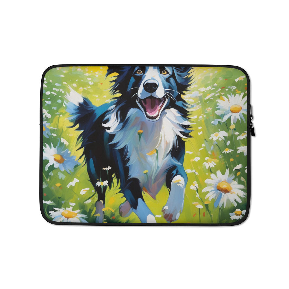 PugMug Custom Border Collie Laptop Sleeve