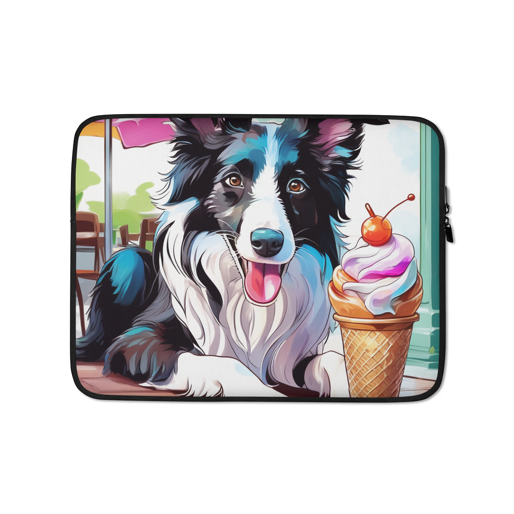 PugMug Custom Border Collie Laptop Sleeve