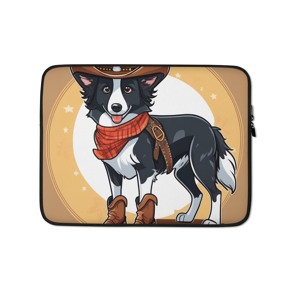 PugMug Custom Border Collie Laptop Sleeve