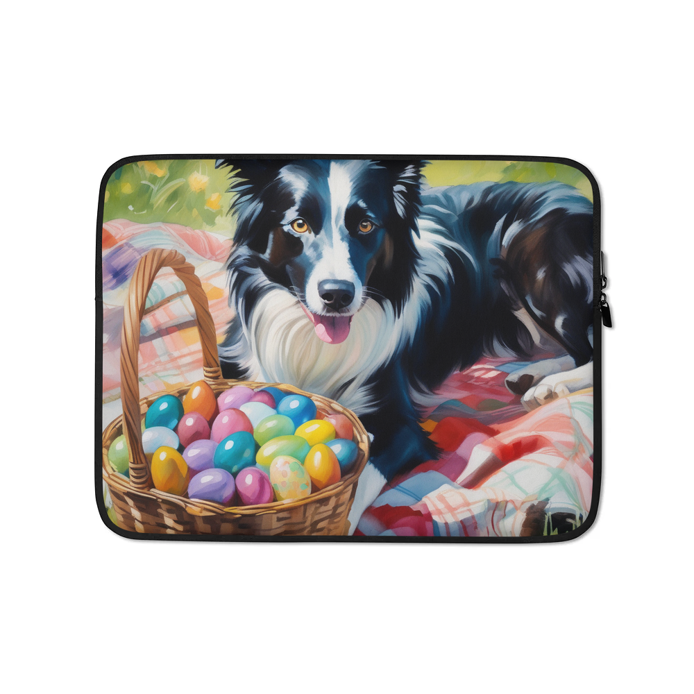 PugMug Custom Border Collie Laptop Sleeve