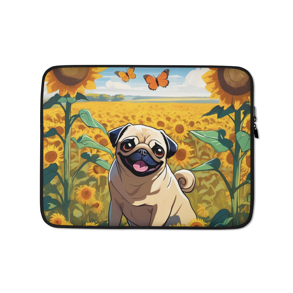 PugMug Custom Pug Laptop Sleeve