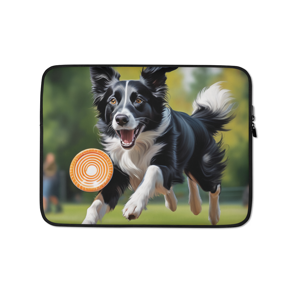 PugMug Custom Border Collie Laptop Sleeve