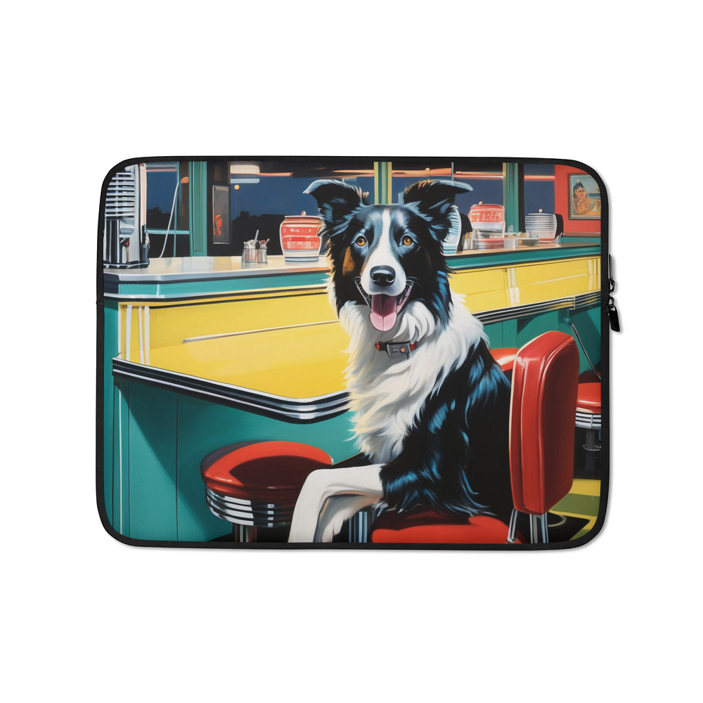PugMug Custom Border Collie Laptop Sleeve