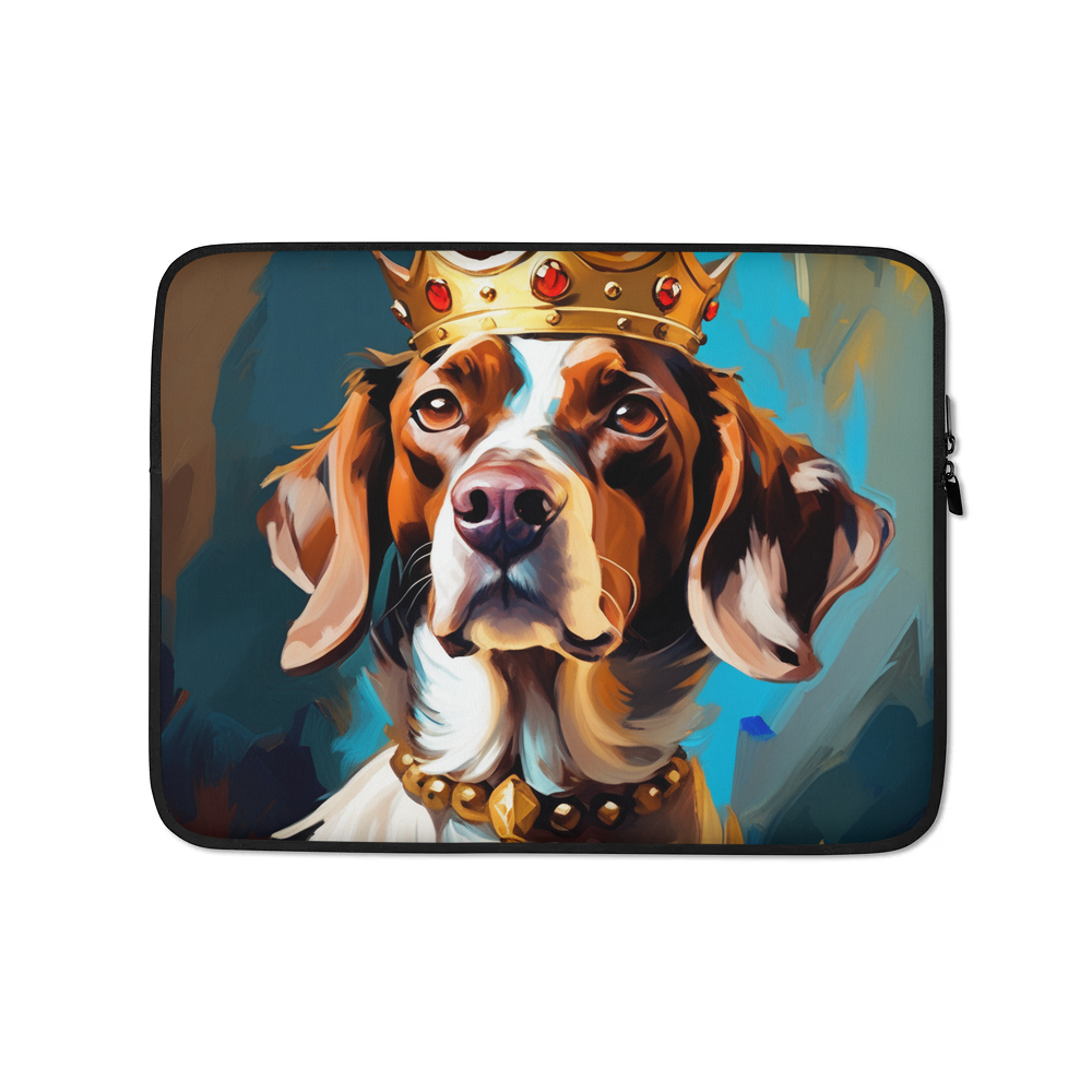 PugMug Custom Pointer Dog Laptop Sleeve