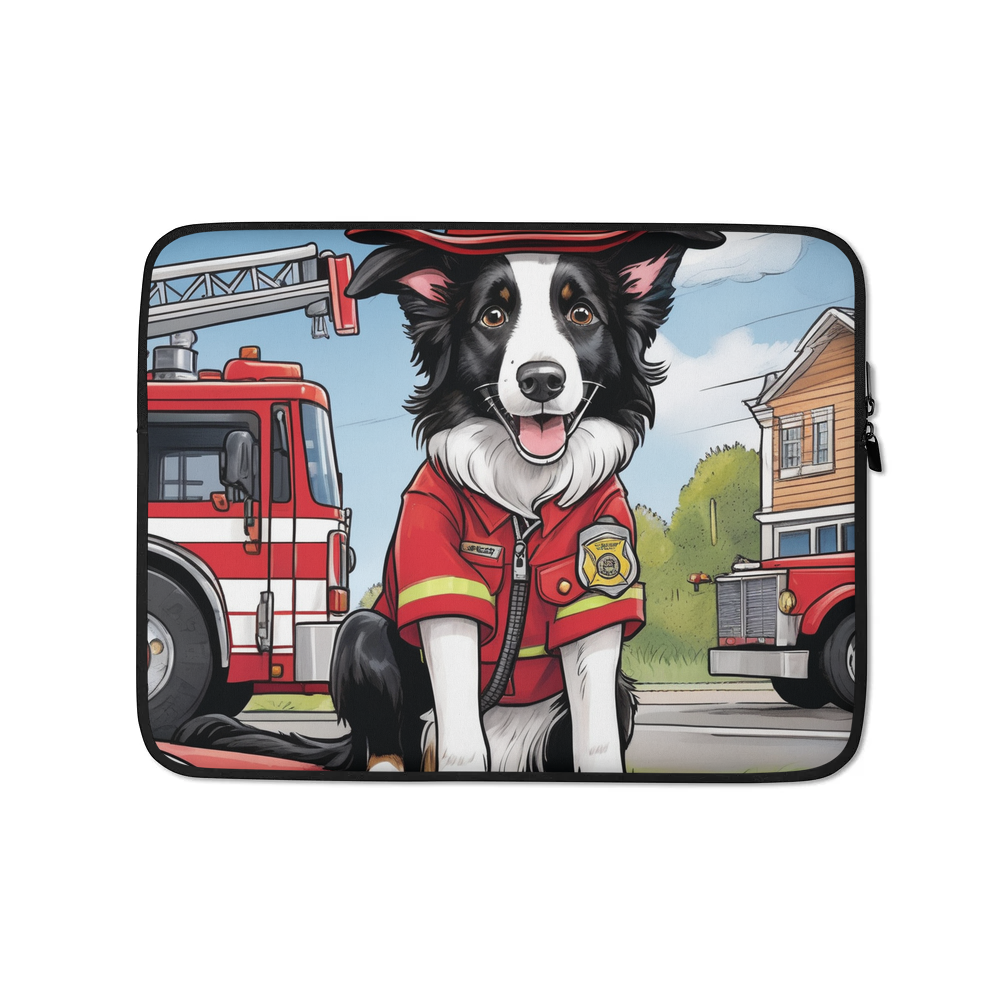 PugMug Custom Border Collie Laptop Sleeve