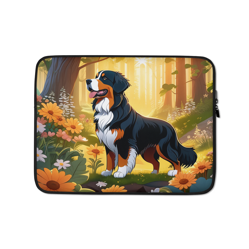 PugMug Custom Bernese Mountain Dog Laptop Sleeve