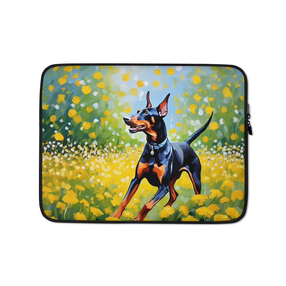 PugMug Custom Doberman Pinscher Laptop Sleeve