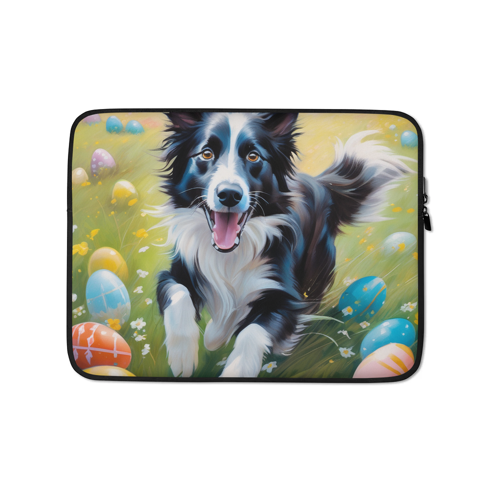 PugMug Custom Border Collie Laptop Sleeve