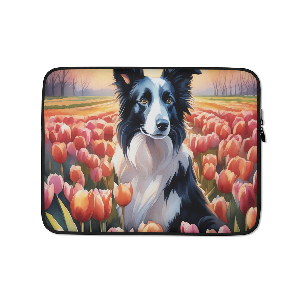 PugMug Custom Border Collie Laptop Sleeve