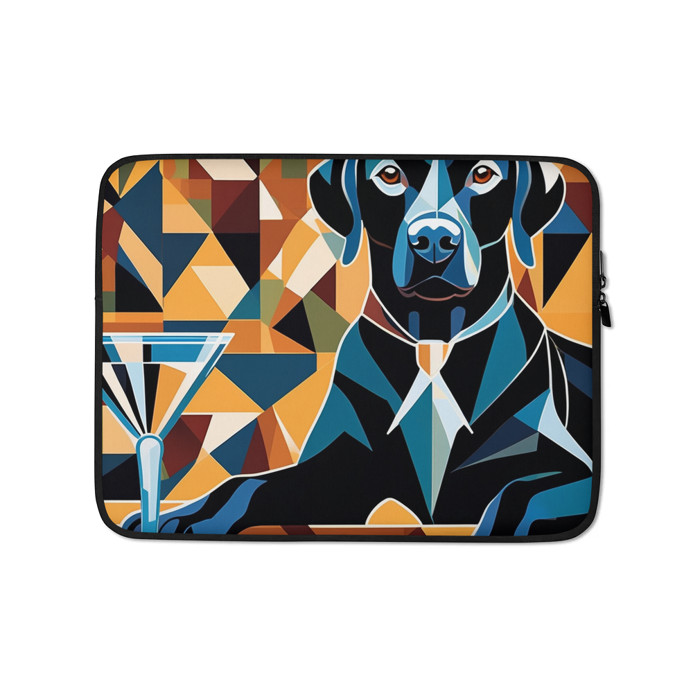 PugMug Custom Black Labrador Retriever Laptop Sleeve