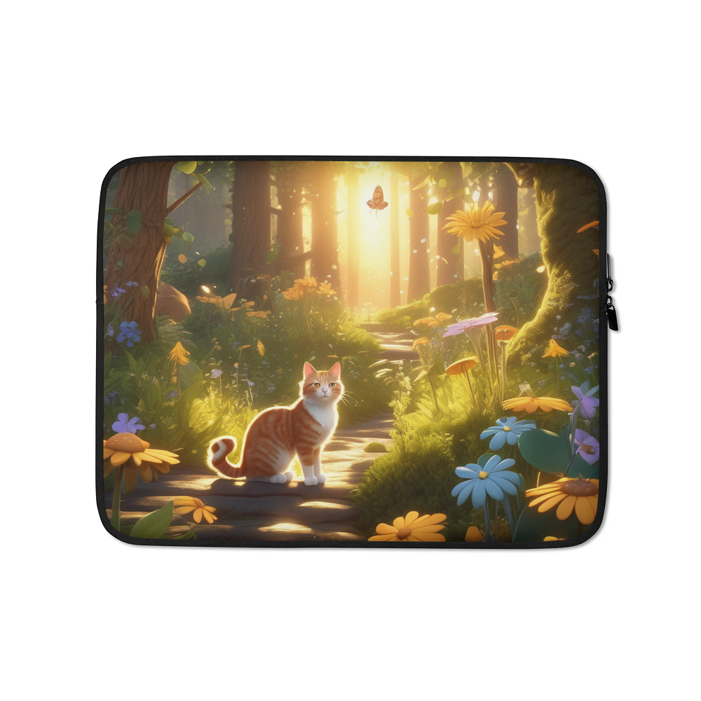 PugMug Custom Tabby Companion Cat Laptop Sleeve