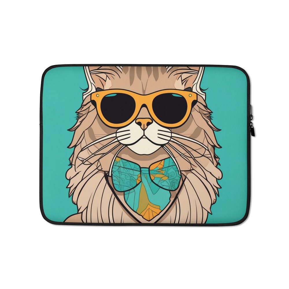 PugMug Custom Tabby Persian Cat Laptop Sleeve