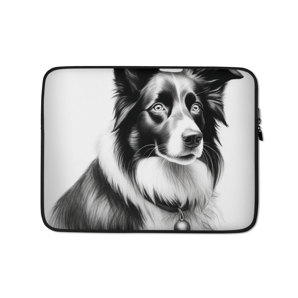 PugMug Custom Border Collie Laptop Sleeve