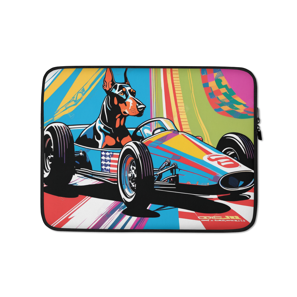 PugMug Custom Doberman Pinscher Laptop Sleeve