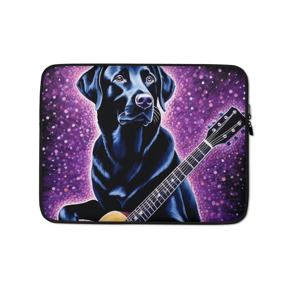 PugMug Custom Black Labrador Retriever Laptop Sleeve