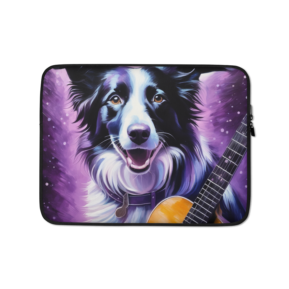 PugMug Custom Border Collie Laptop Sleeve