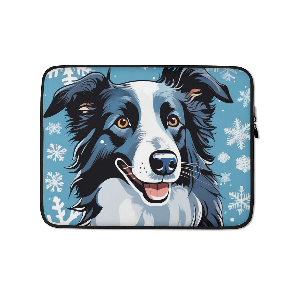 PugMug Custom Border Collie Laptop Sleeve