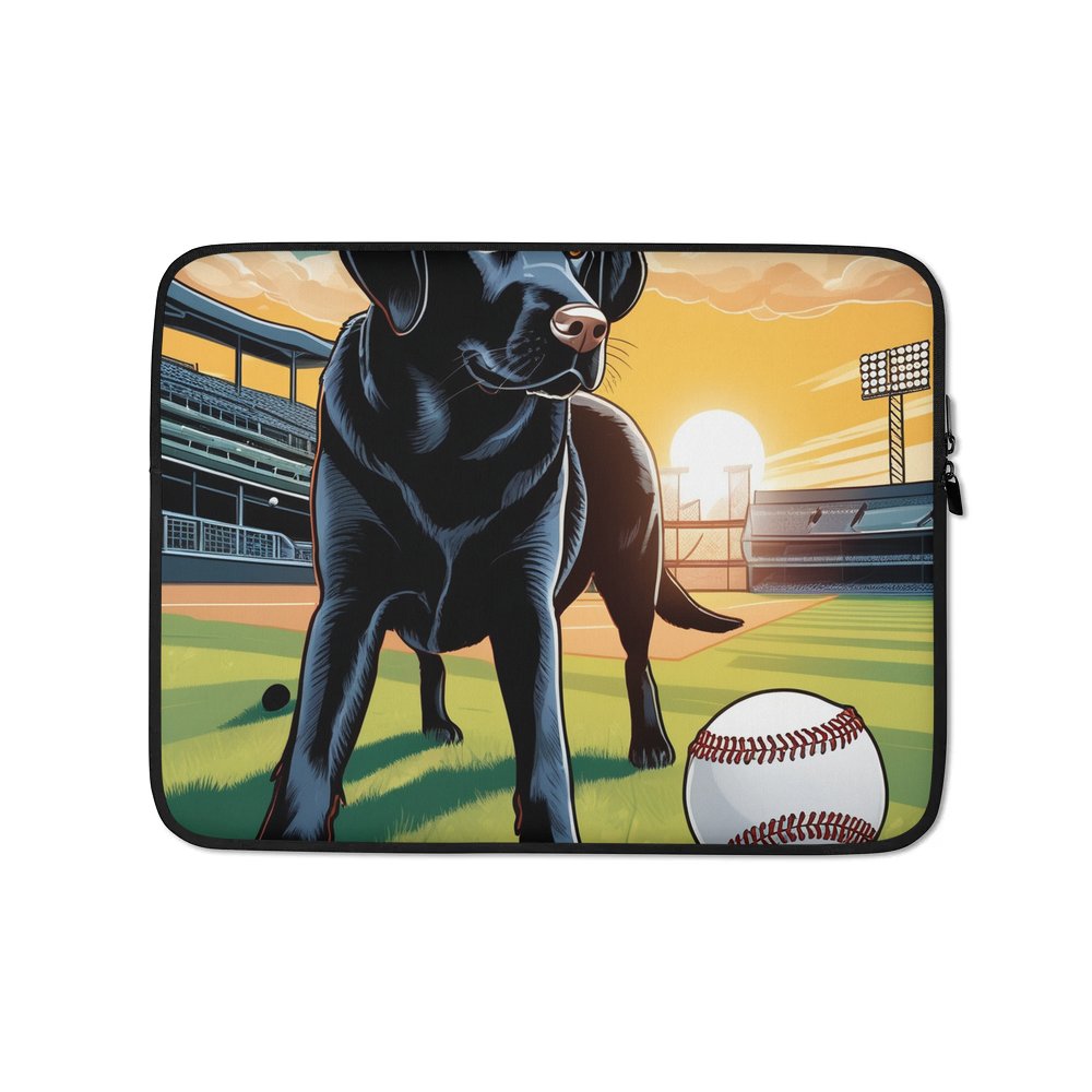 PugMug Custom Black Labrador Retriever Laptop Sleeve