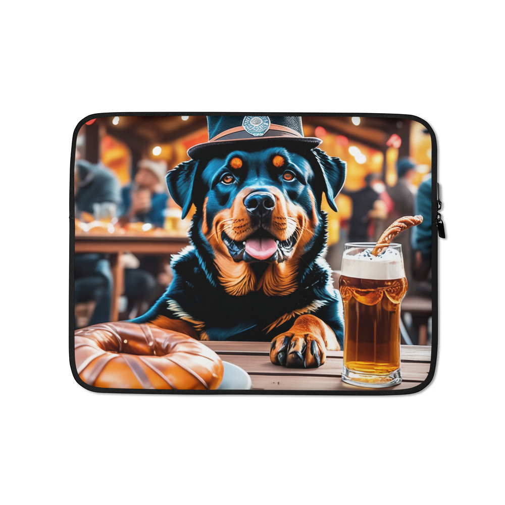 PugMug Custom Rottweiler Laptop Sleeve