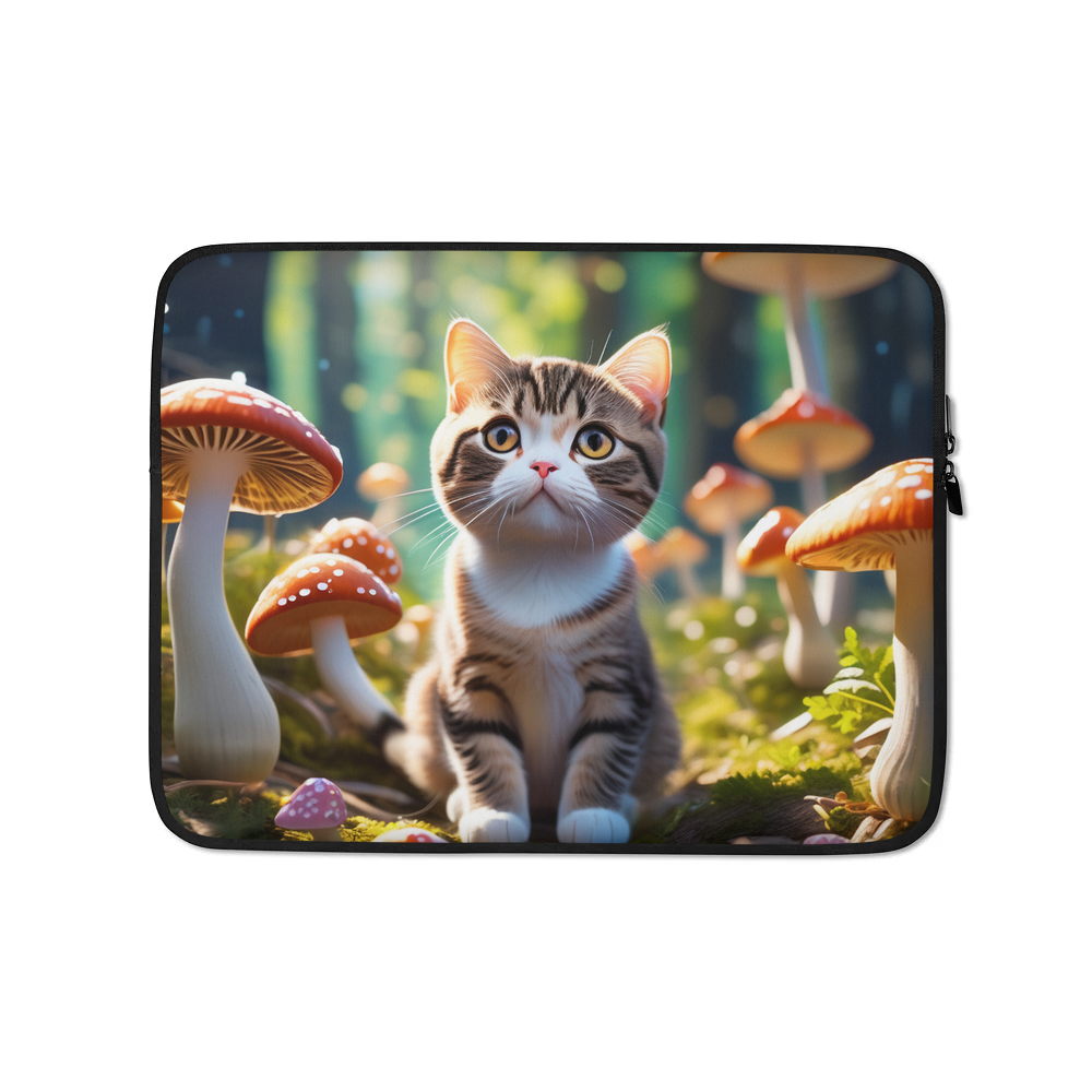 PugMug Custom Tabby Scottish Fold Cat Laptop Sleeve
