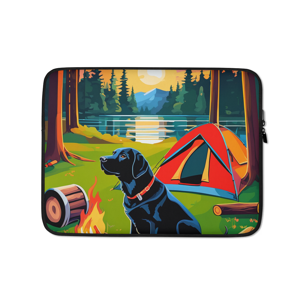PugMug Custom Black Labrador Retriever Laptop Sleeve