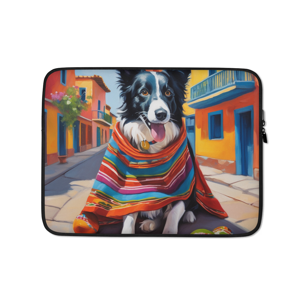 PugMug Custom Border Collie Laptop Sleeve