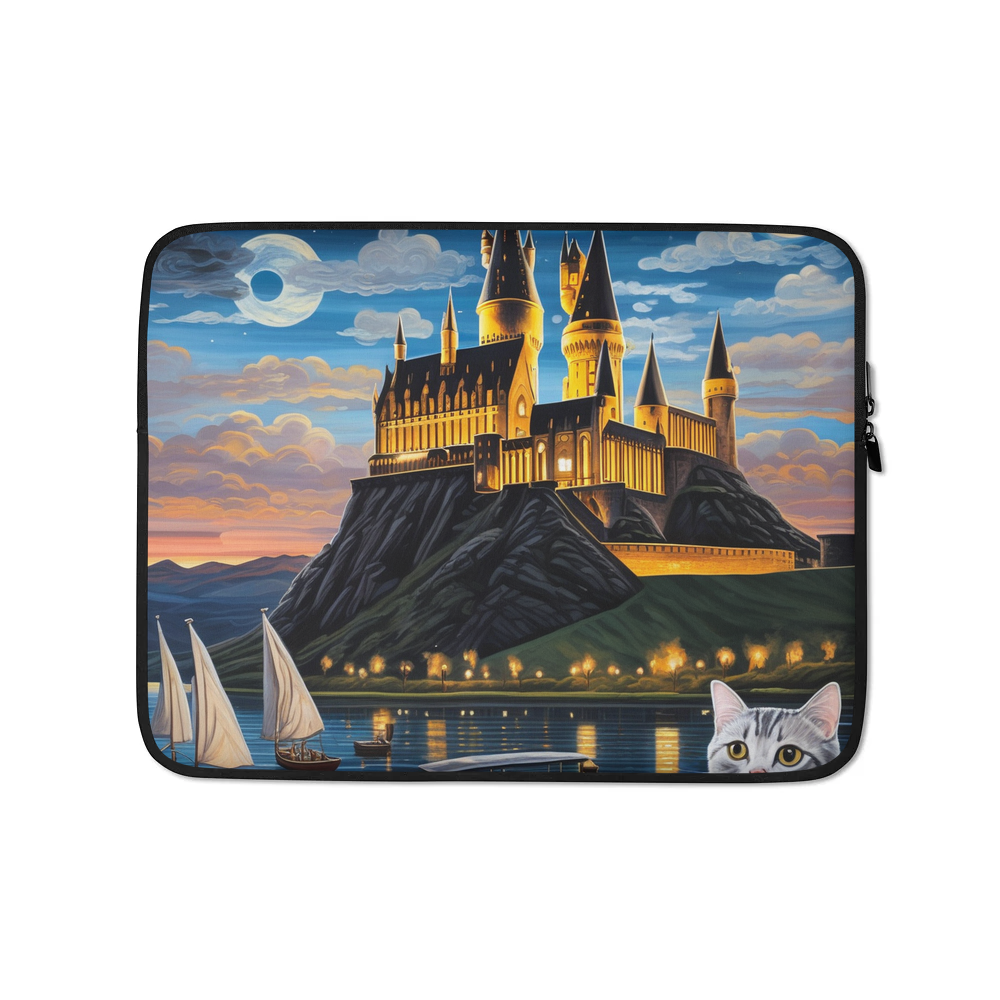 PugMug Custom Tabby Scottish Fold Cat Laptop Sleeve