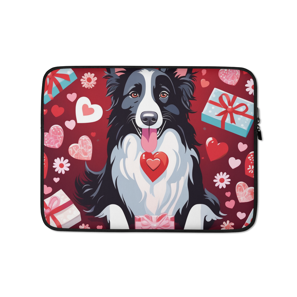 PugMug Custom Border Collie Laptop Sleeve