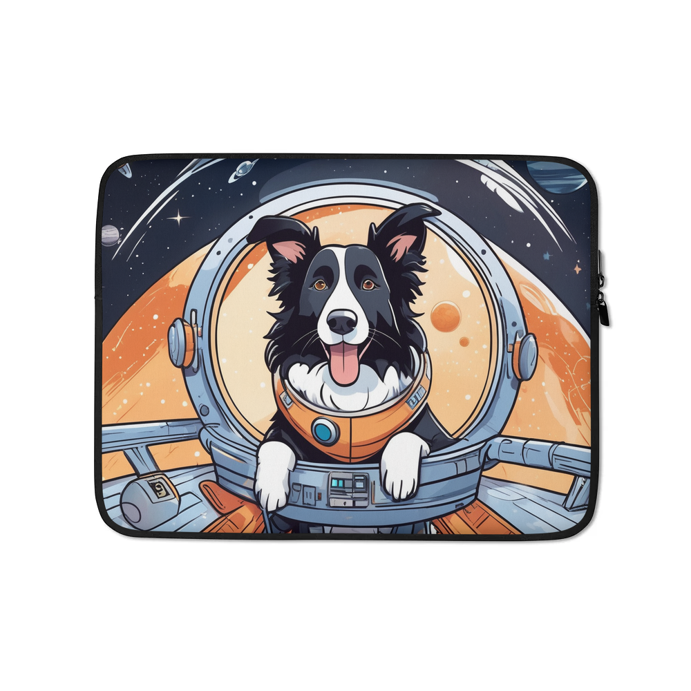 PugMug Custom Border Collie Laptop Sleeve