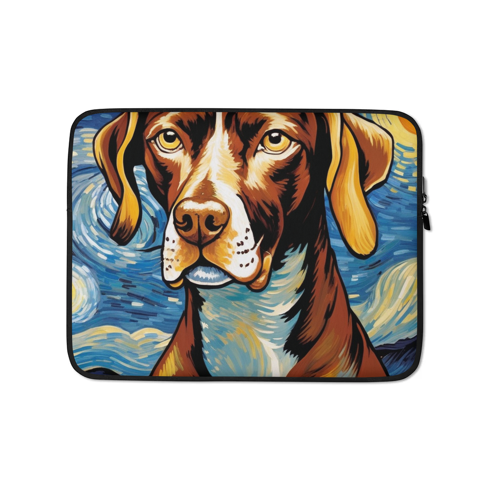 PugMug Custom Pointer Dog Laptop Sleeve