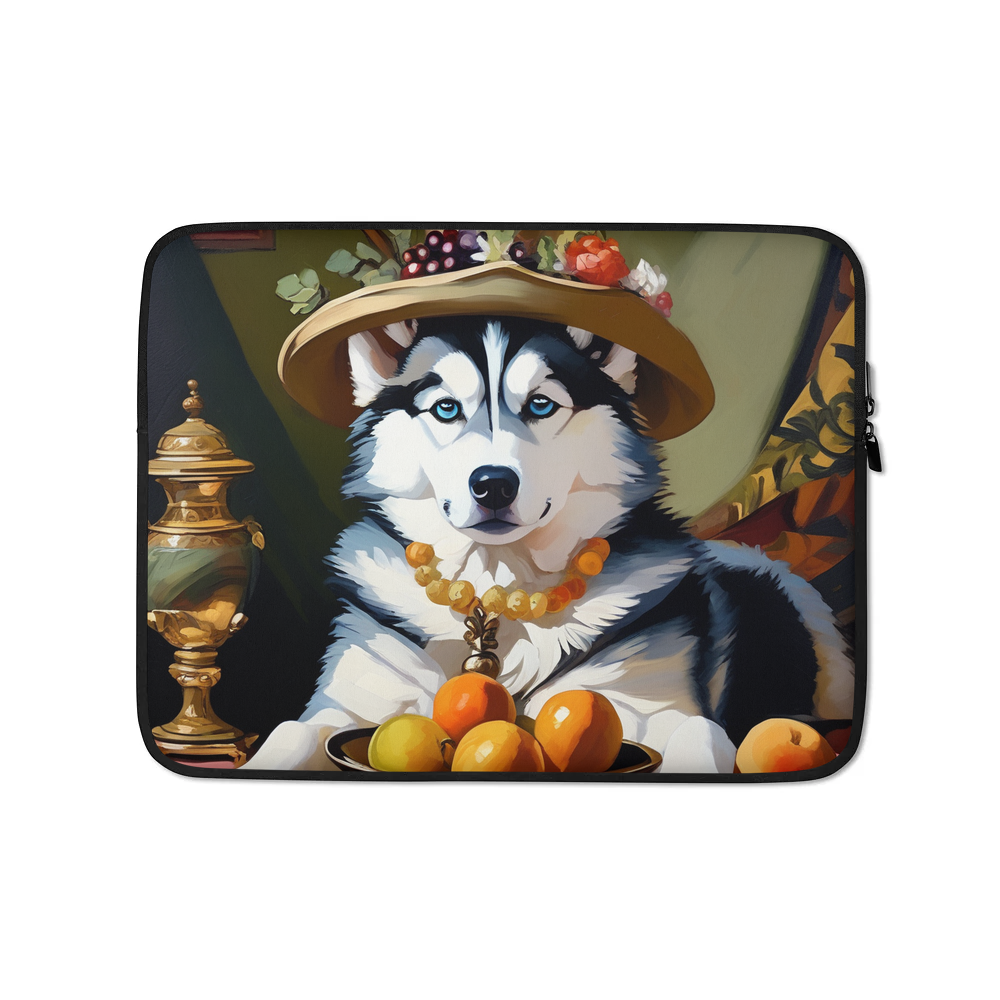 PugMug Custom Siberian Husky Laptop Sleeve