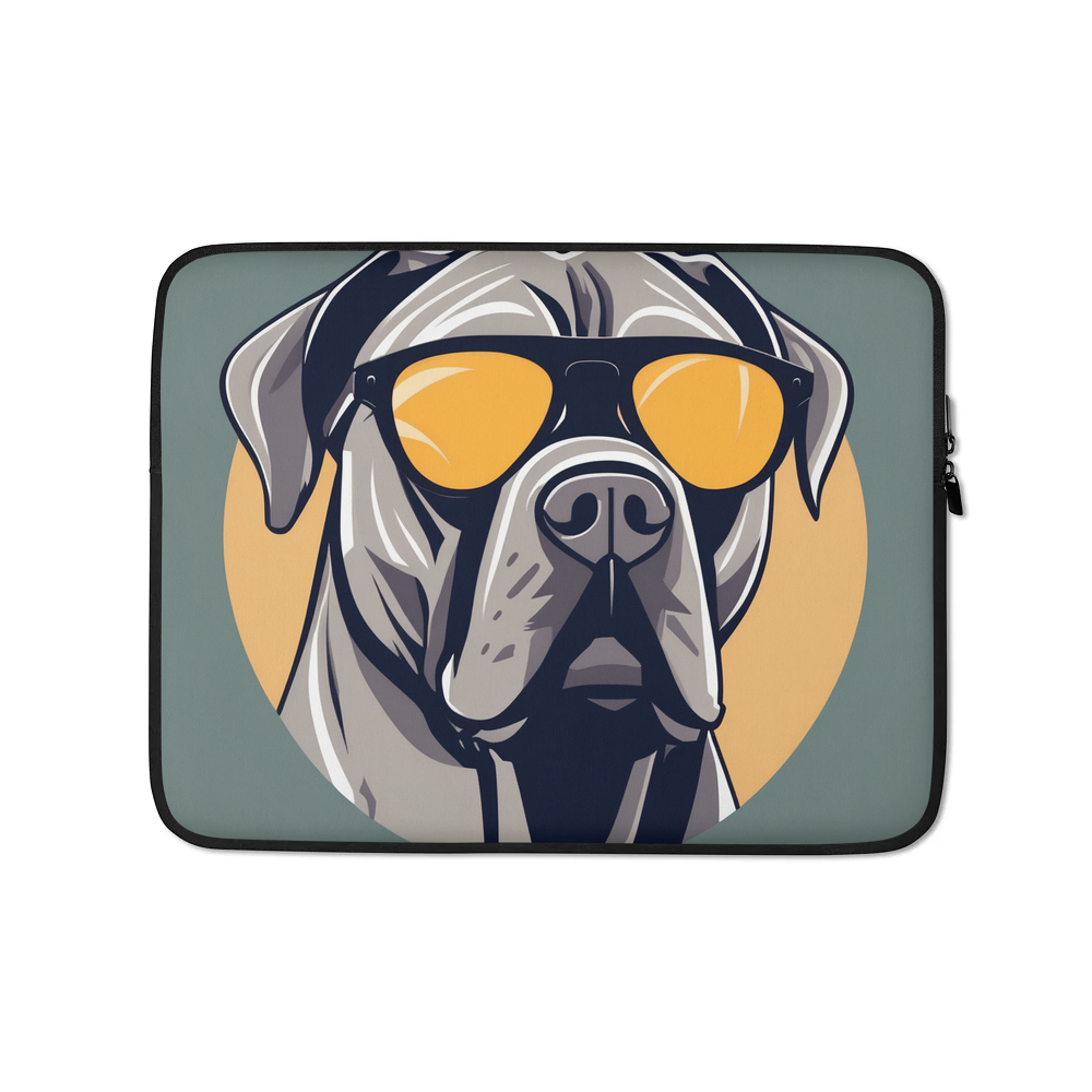 PugMug Custom Cane Corso Laptop Sleeve