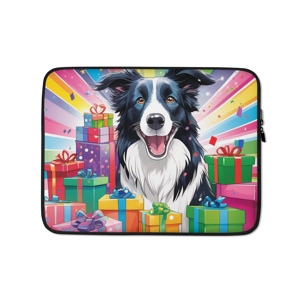 PugMug Custom Border Collie Laptop Sleeve