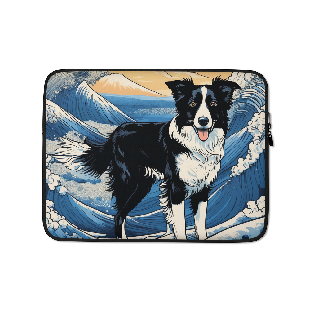 PugMug Custom Border Collie Laptop Sleeve