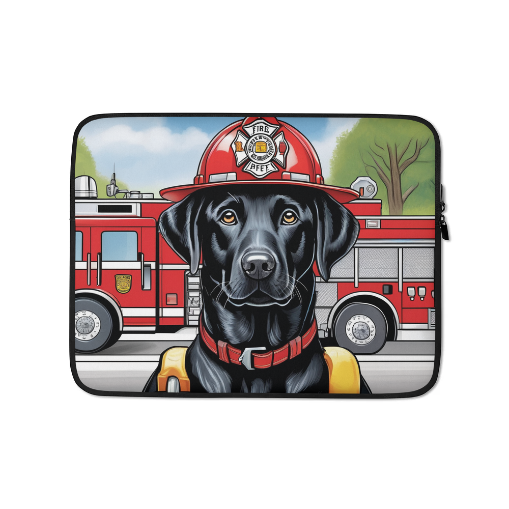 PugMug Custom Black Labrador Retriever Laptop Sleeve